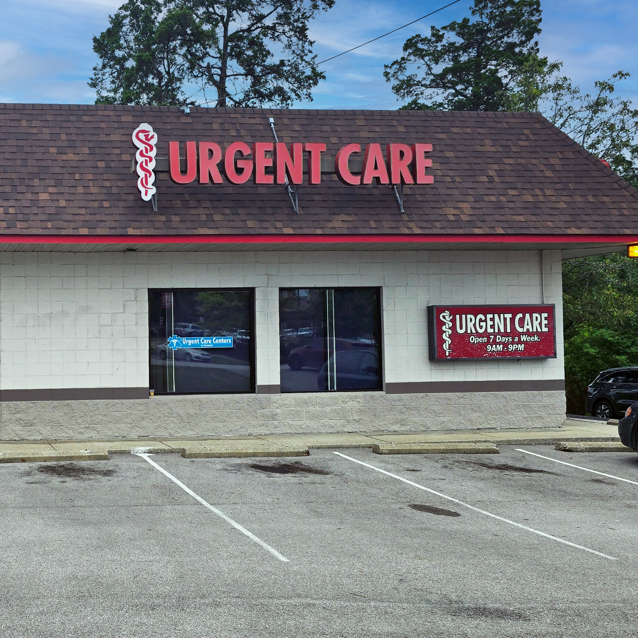 Photo of Urgent Care building in Frankfort, Ky.