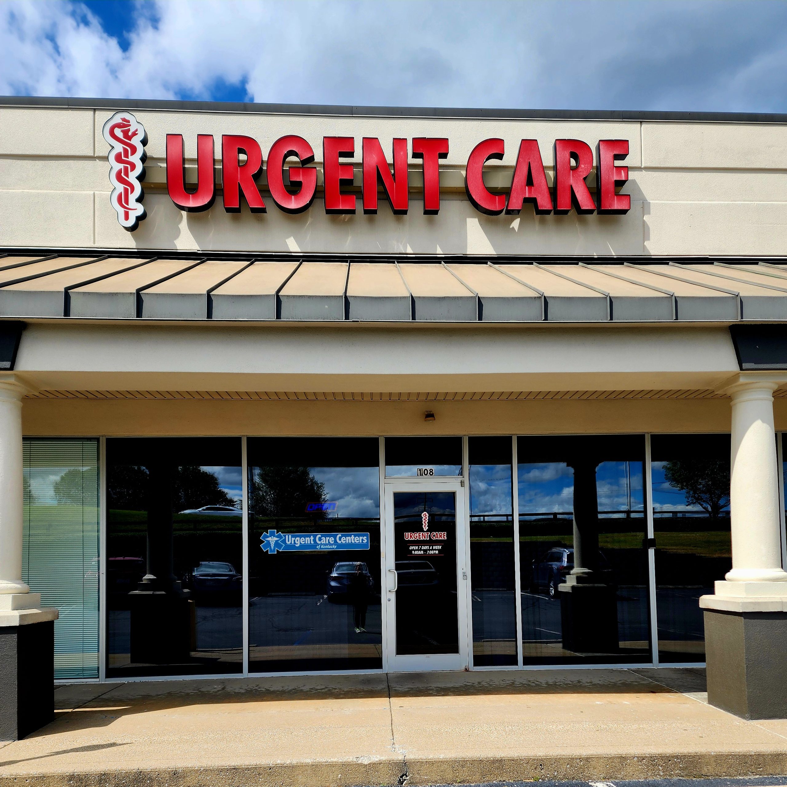 Urgent Care building on Man o War drive in Lexington, Ky.